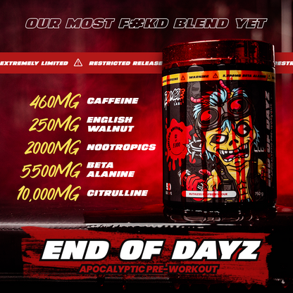 END OF DAYZ Apocalyptic Pre-Workout